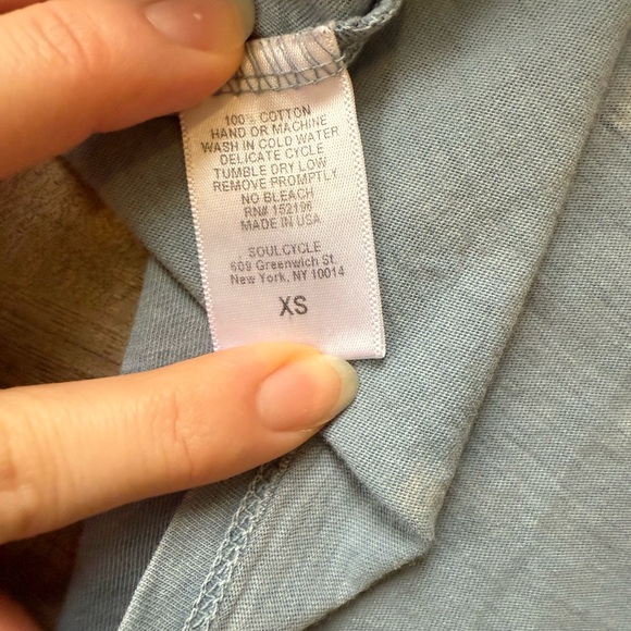 SoulCycle Light Blue Tank Top - Picture 6 of 6